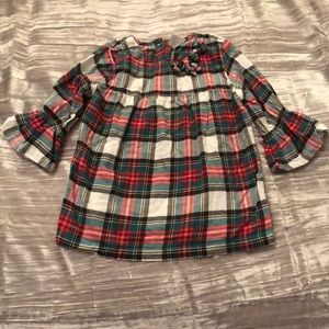 Flannel, flair button shirt